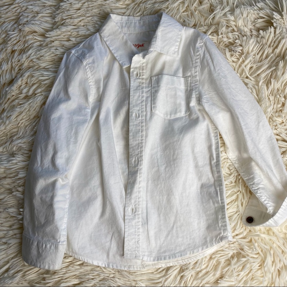Cat & Jack White Button Down Shirt